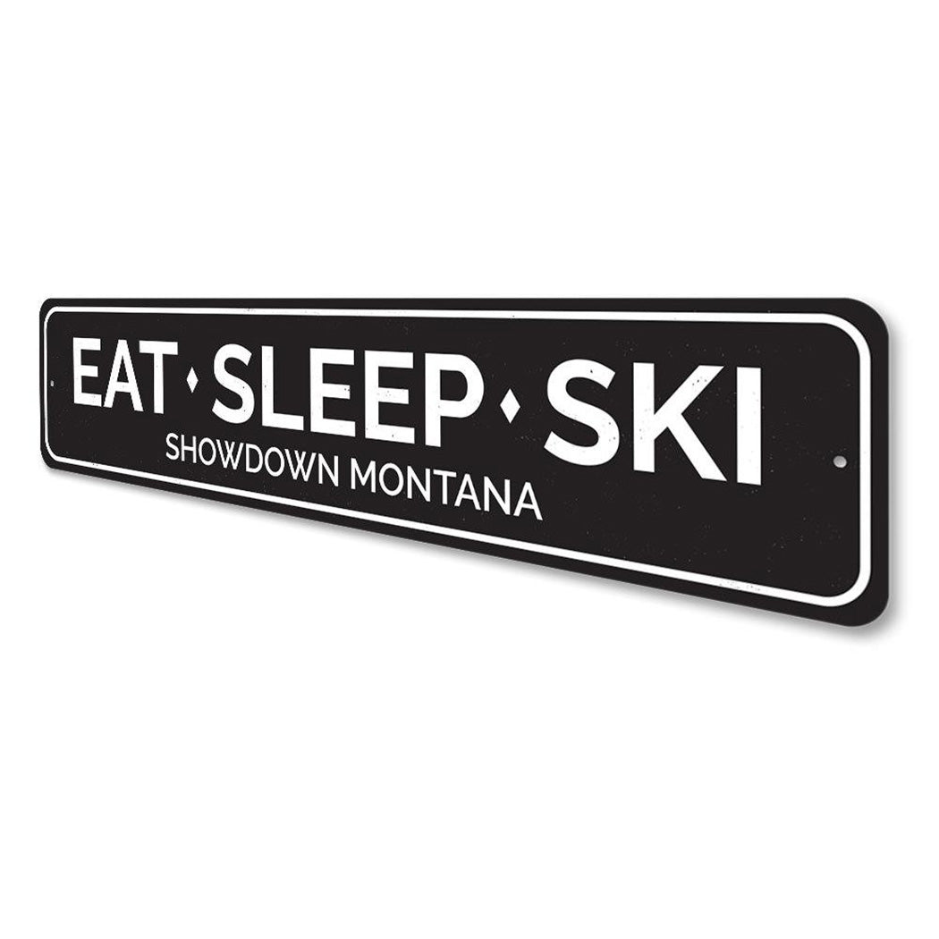 Eat Sleep Ski Sign