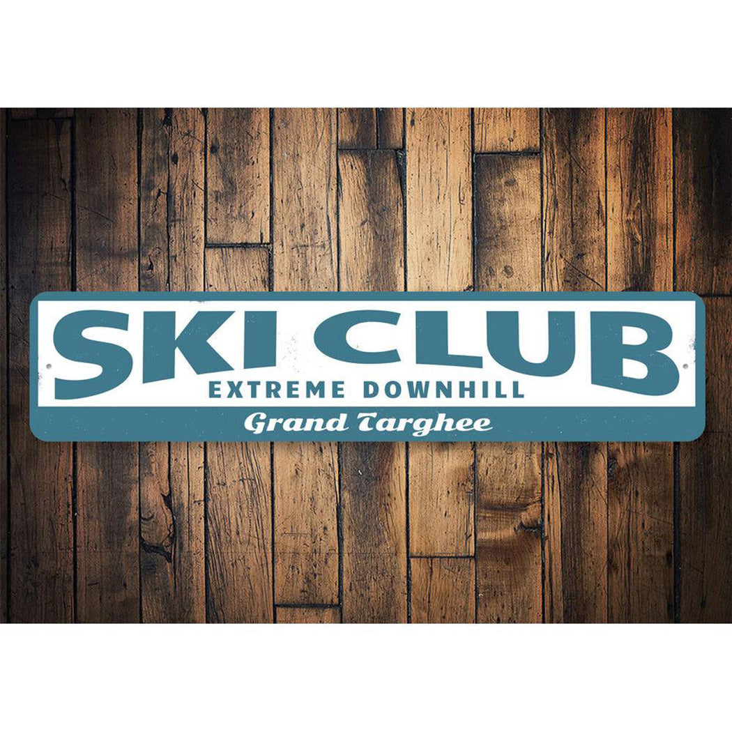 Ski Club Sign