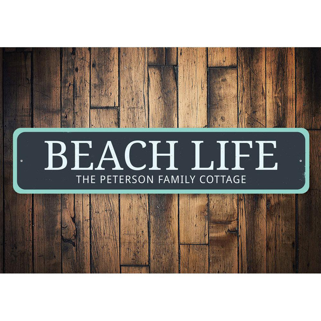 Beach Life Sign