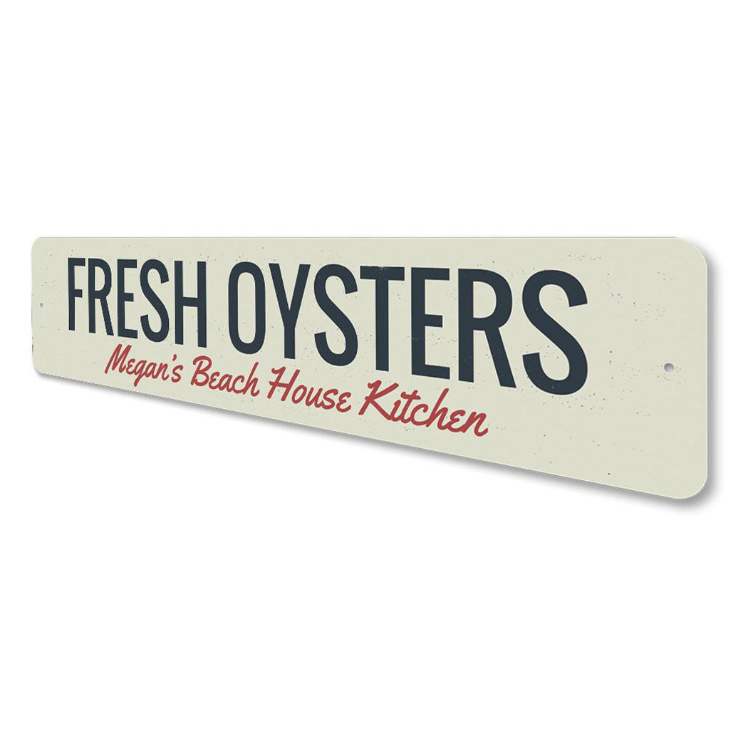 Fresh Oysters Sign