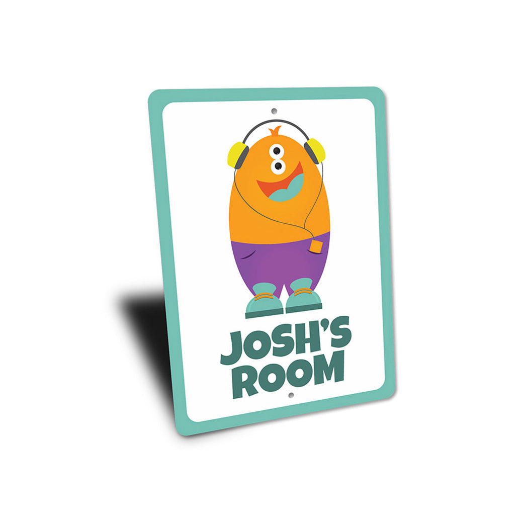 Alien Room Character Sign