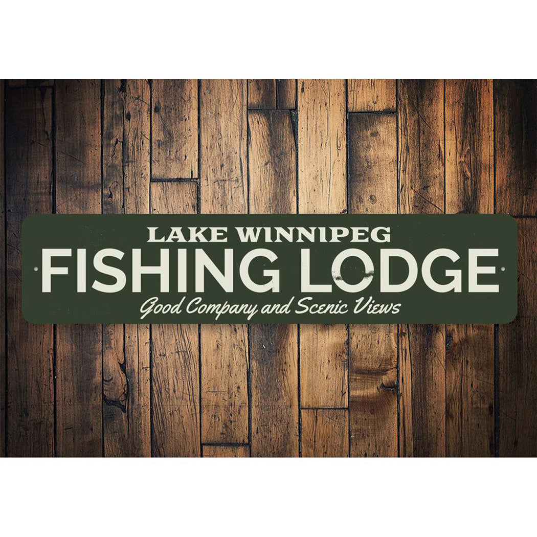 Fishing Lodge Sign