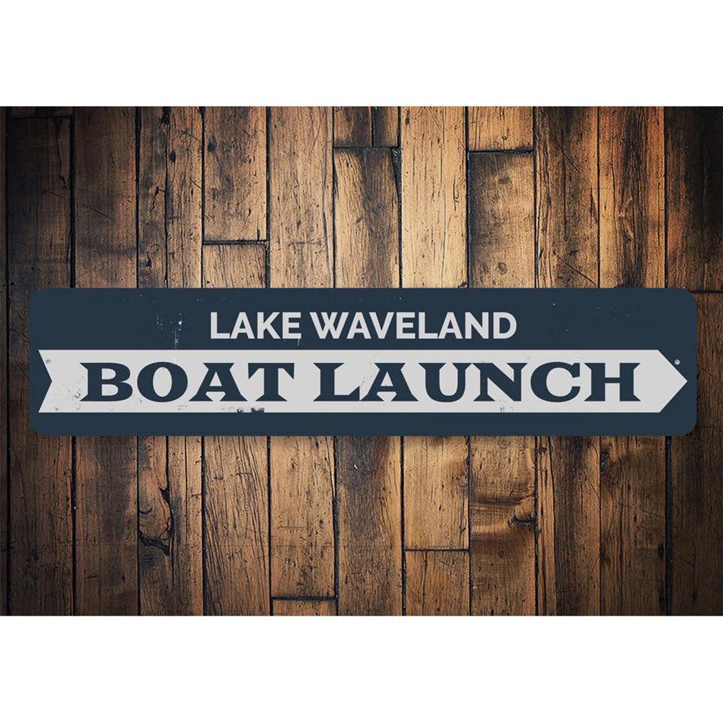 Boat Launch Sign