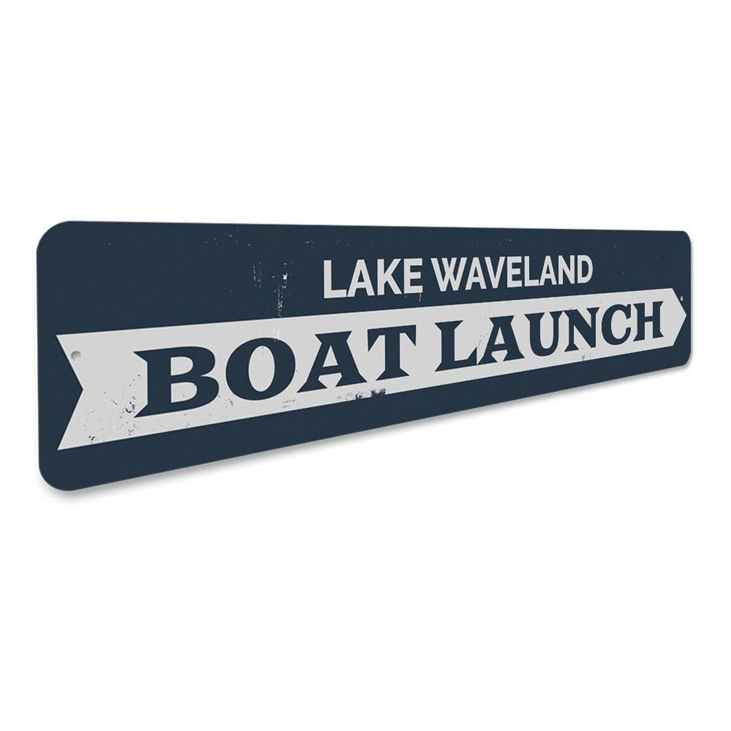 Boat Launch Sign