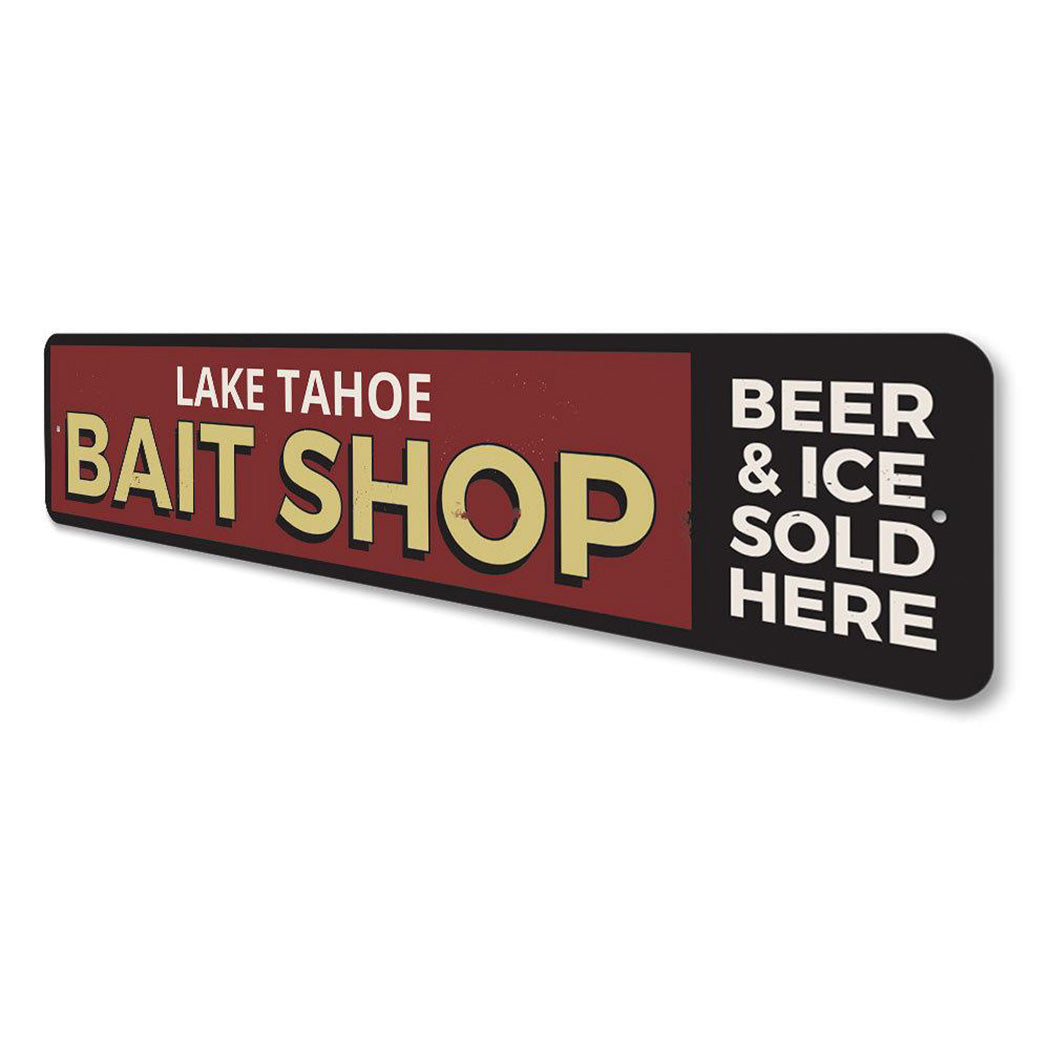 Lake Bait Shop Sign
