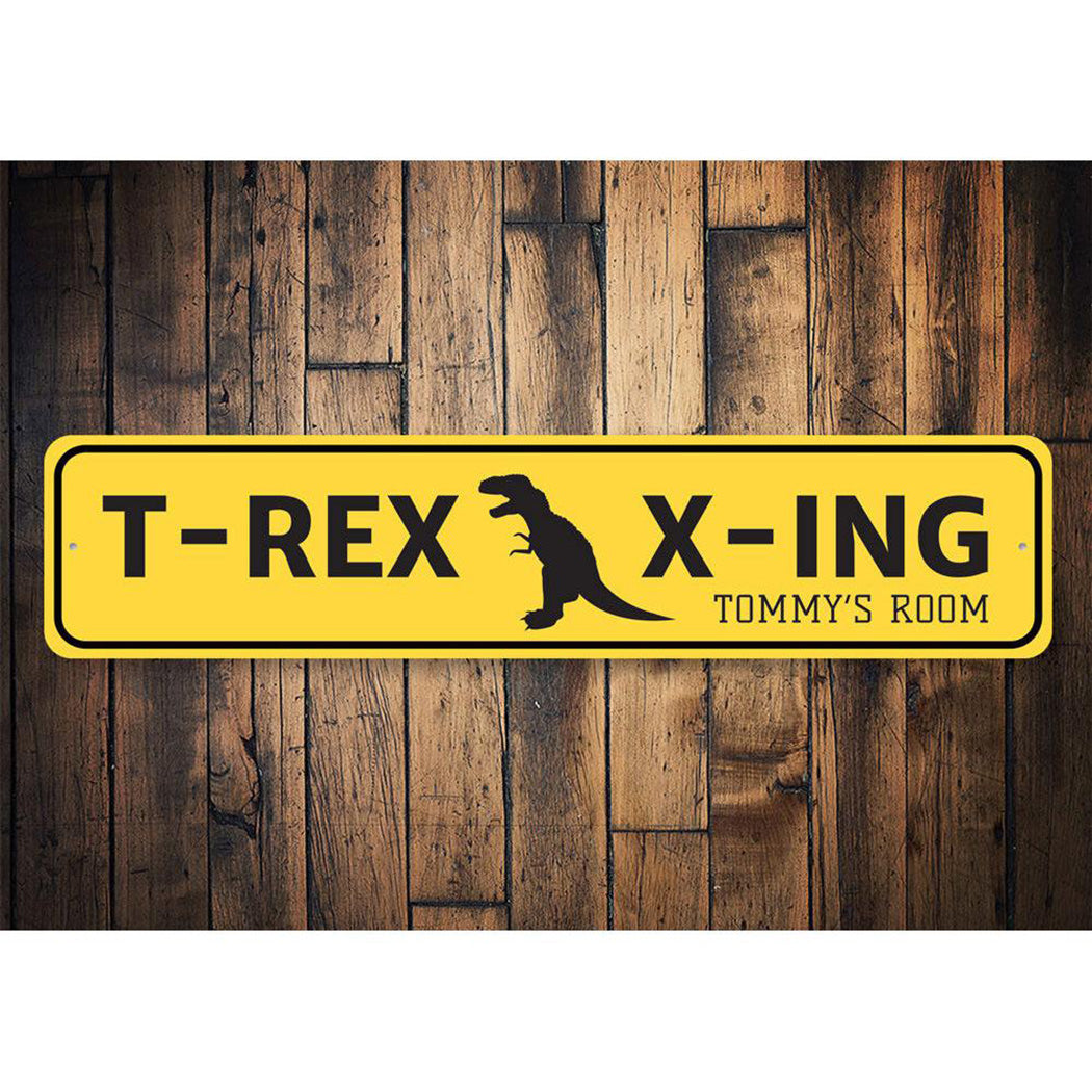 T Rex Crossing Sign