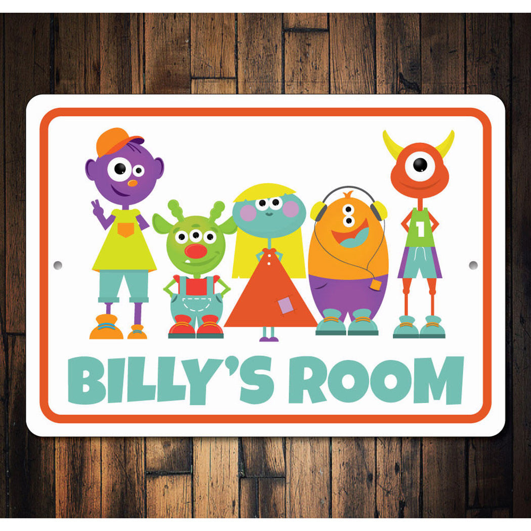 Alien Character Sign