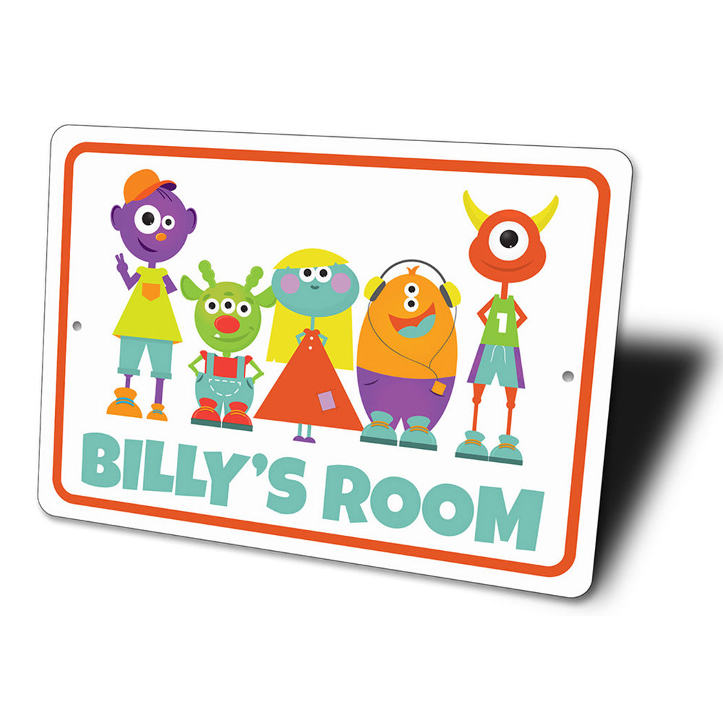 Alien Character Sign