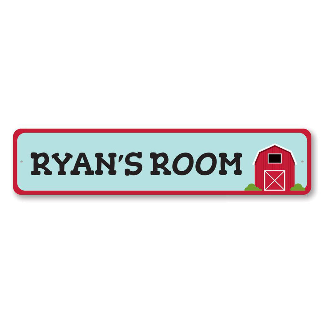 Barn Room Metal Sign