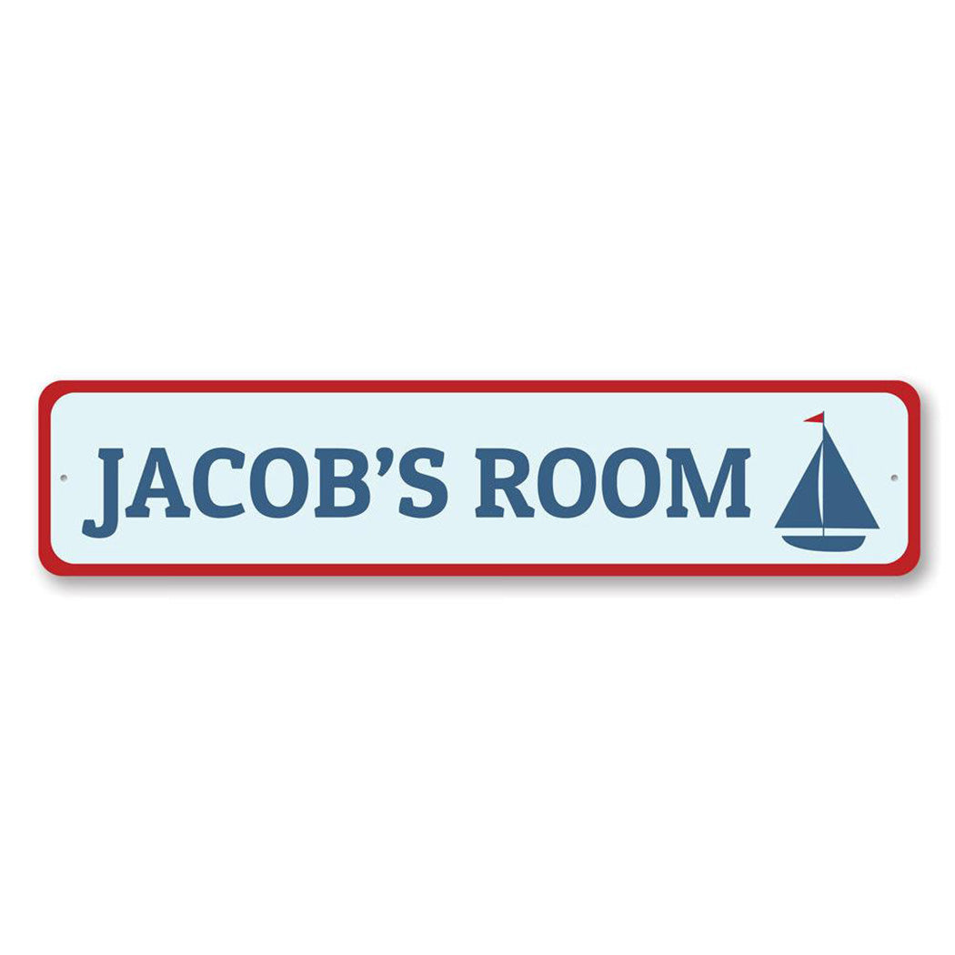 Nautical Kid Room Metal Sign