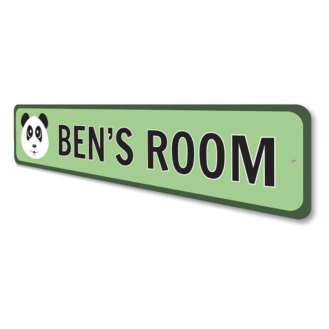 Panda Kids Room Sign