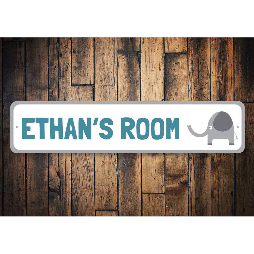 Elephant Playroom Sign