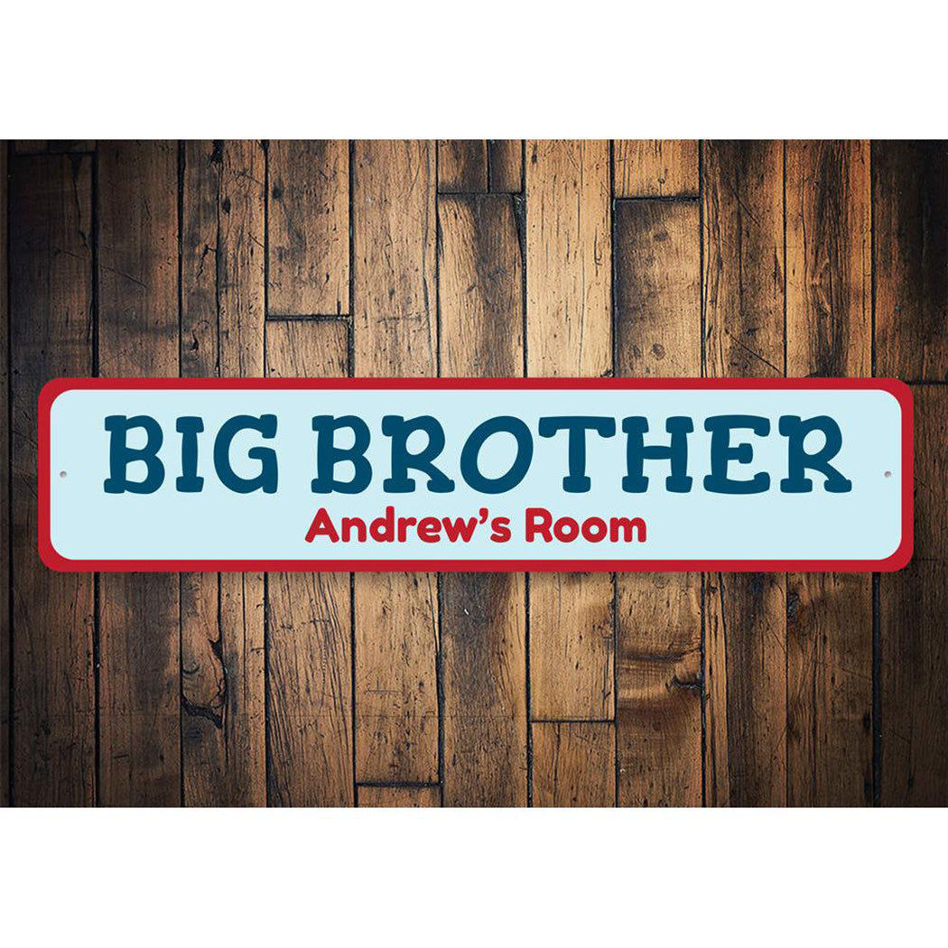 Big Brothers Room Sign