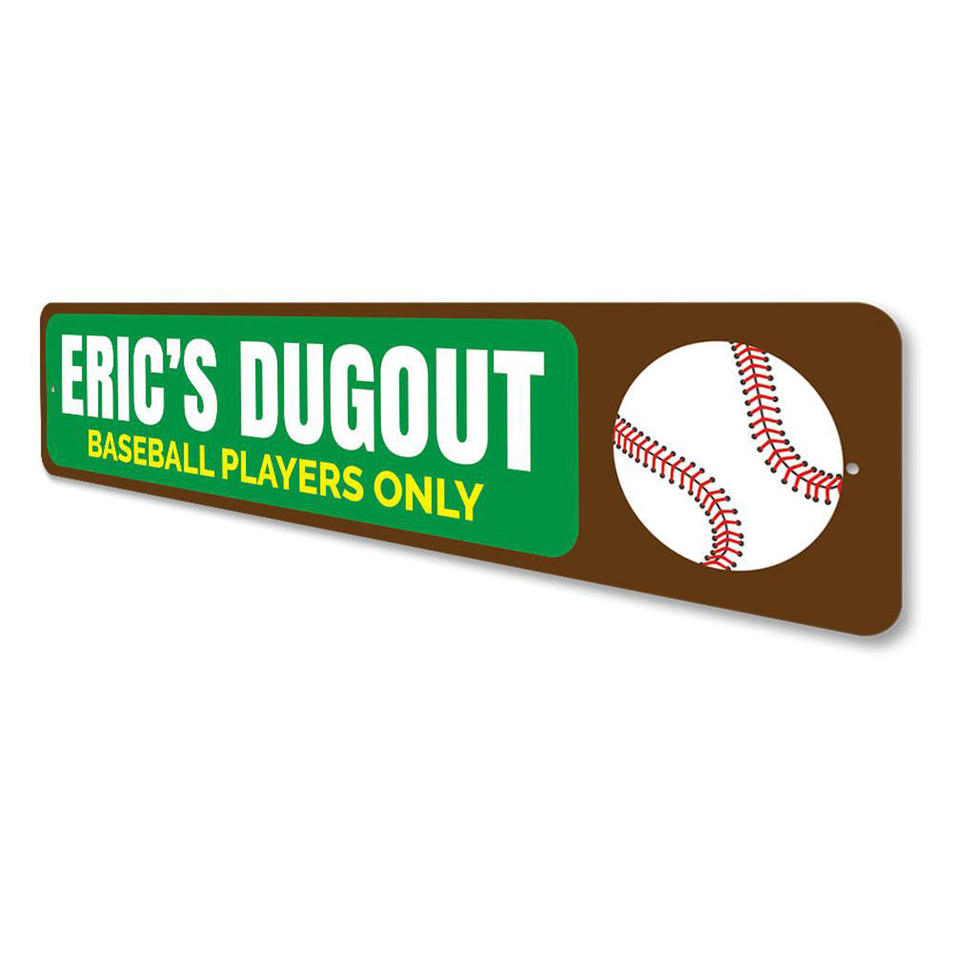 Baseball Dugout Sign