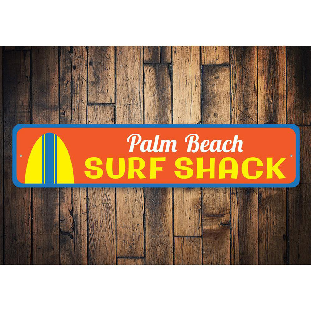 Surfboard Surf Shack Sign