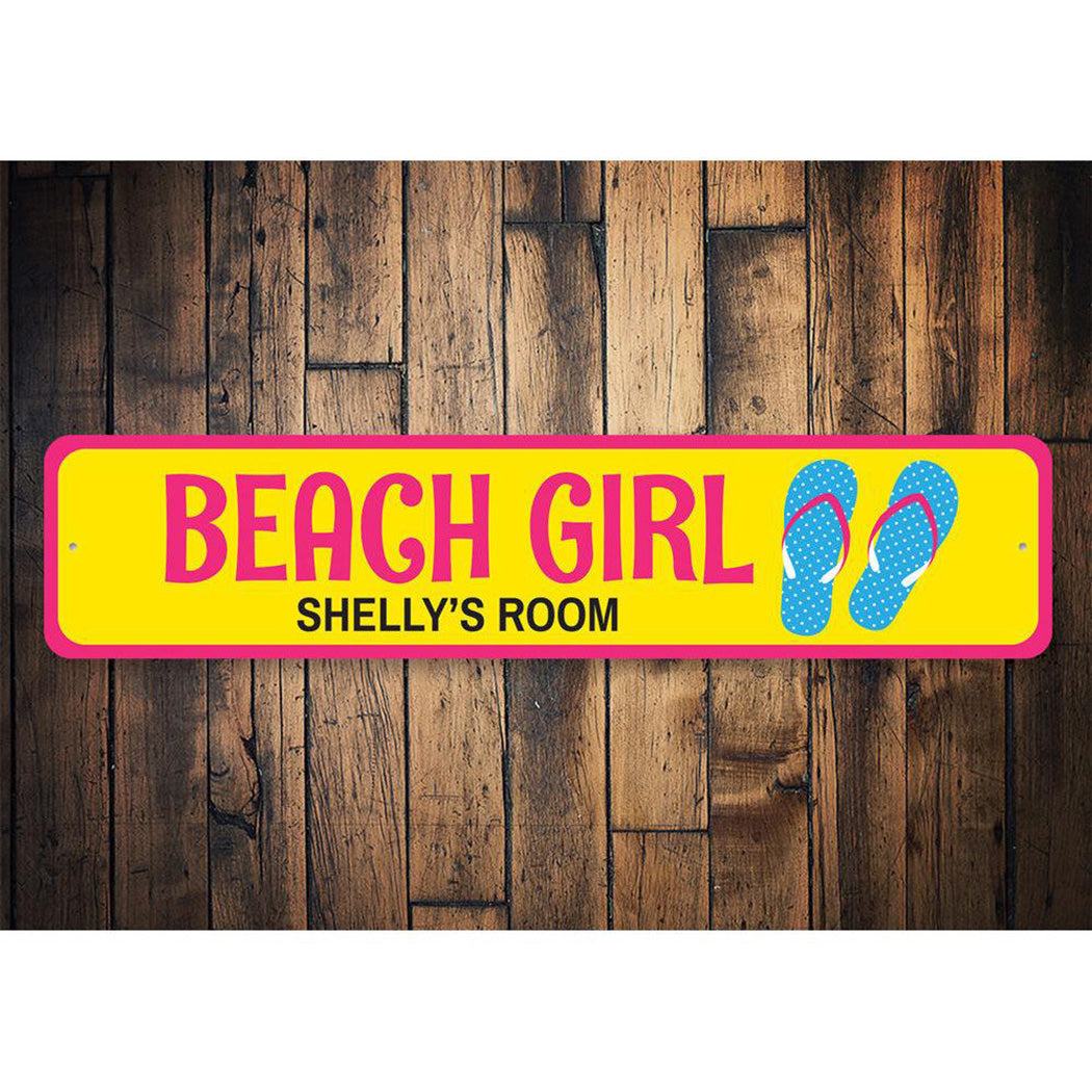 Beach Girl Sign