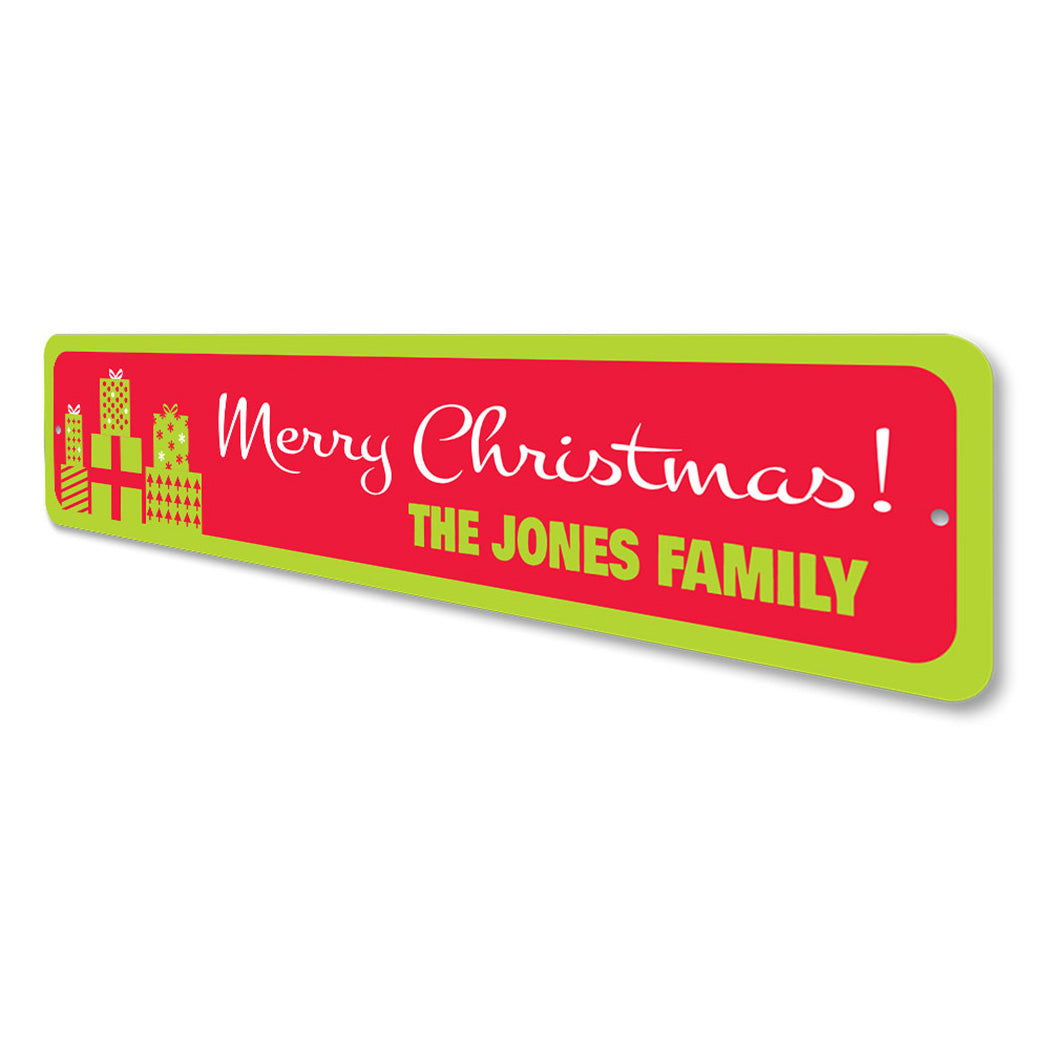 Merry Christmas Gift Sign