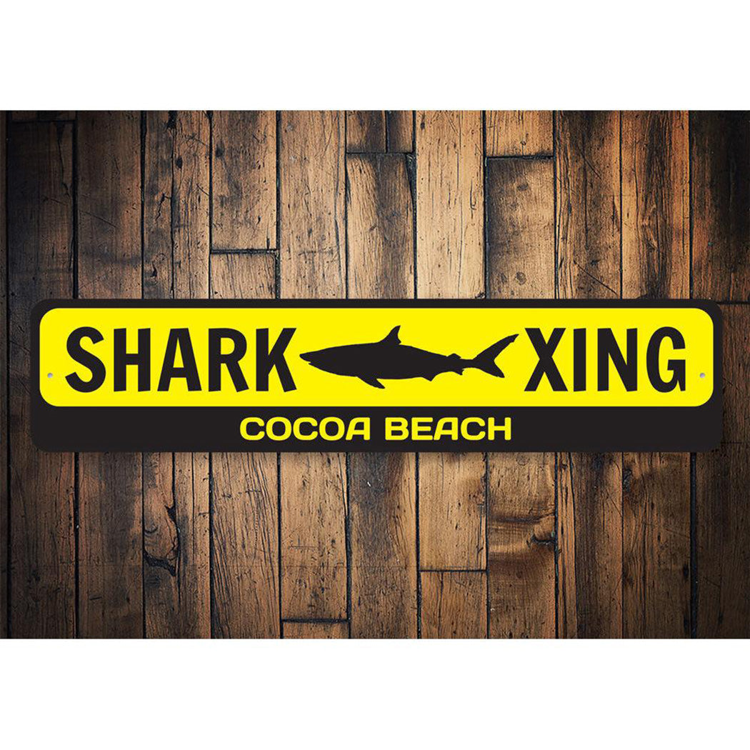 Shark Crossing Sign