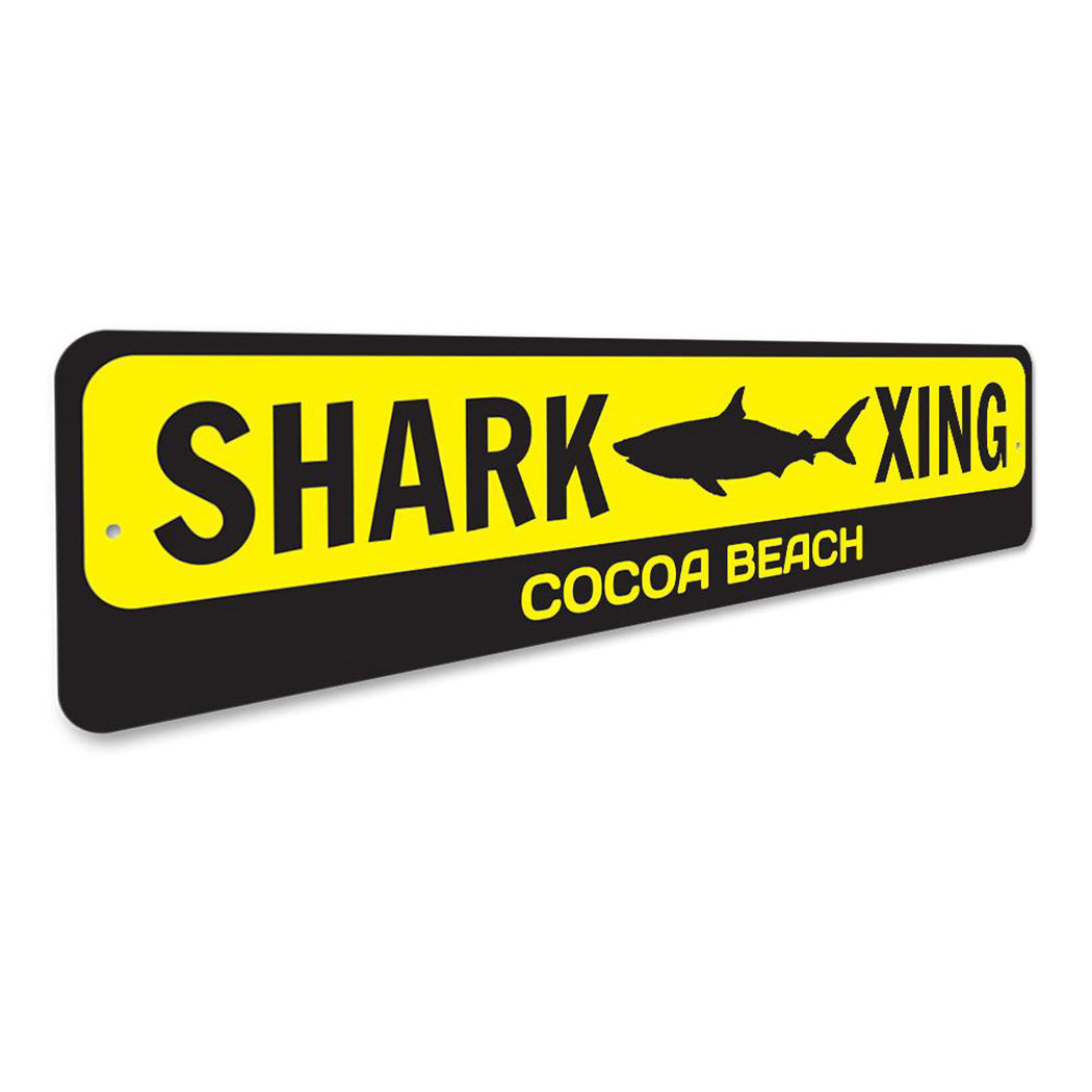 Shark Crossing Sign