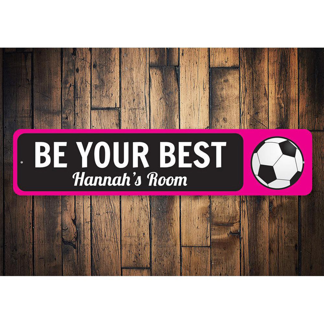 Soccer Ball Sign