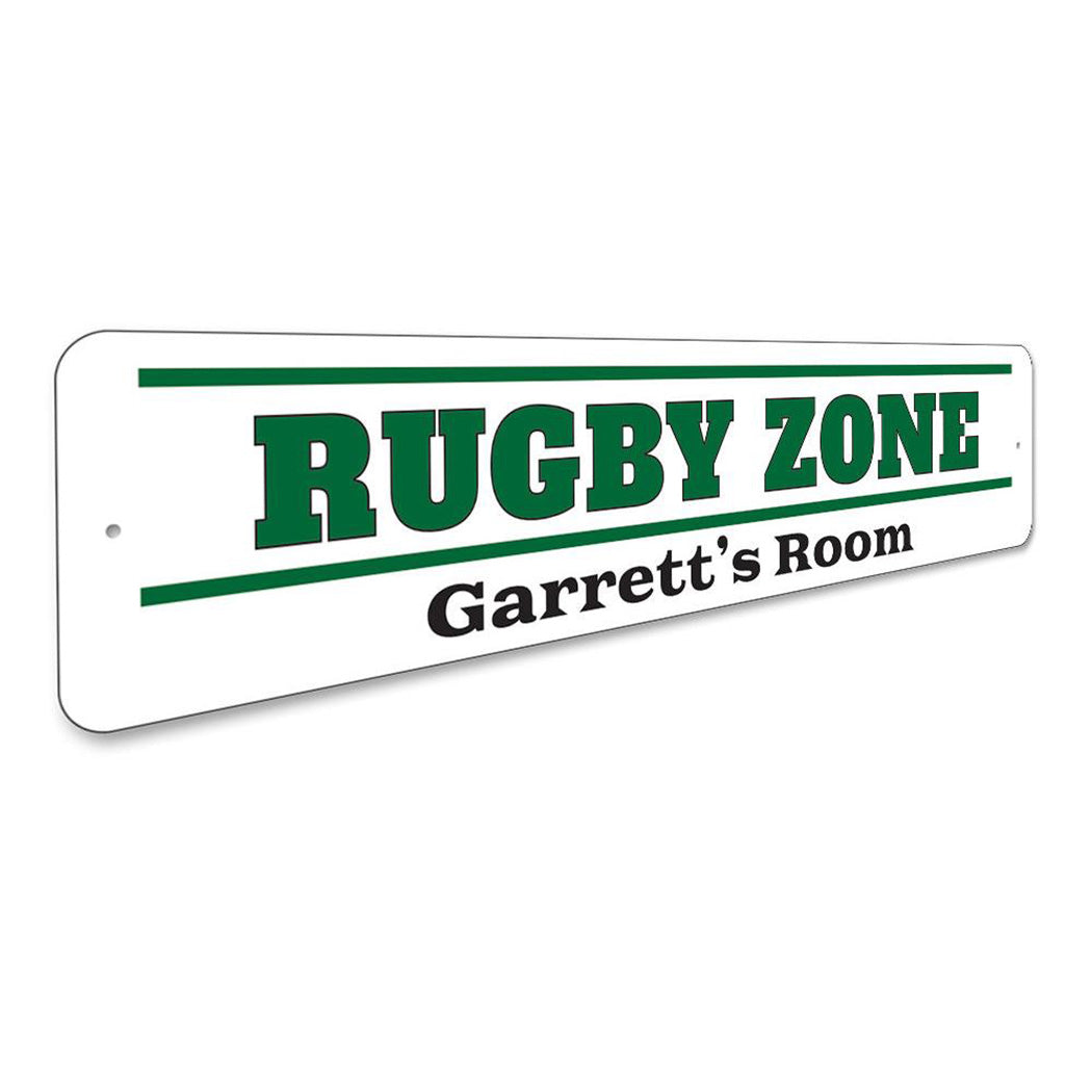 Rugby Zone Sign
