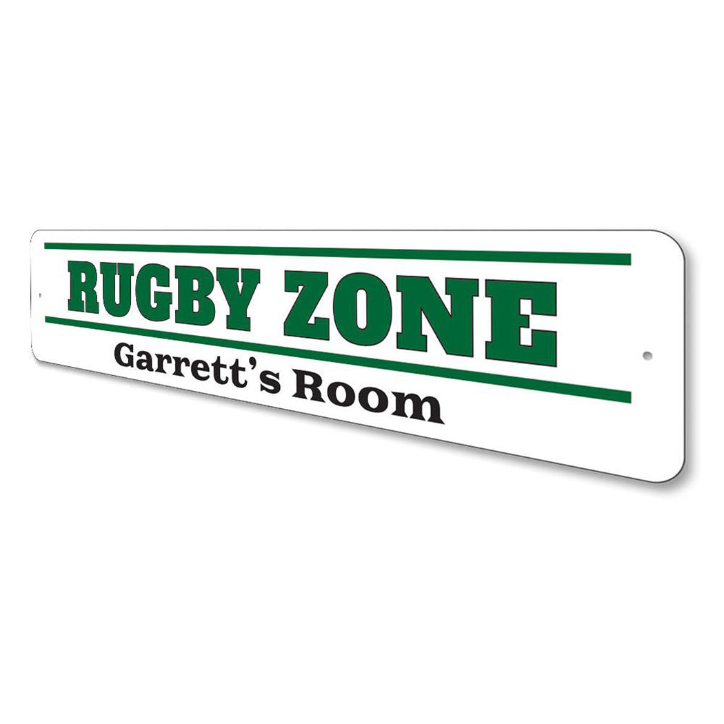 Rugby Zone Sign