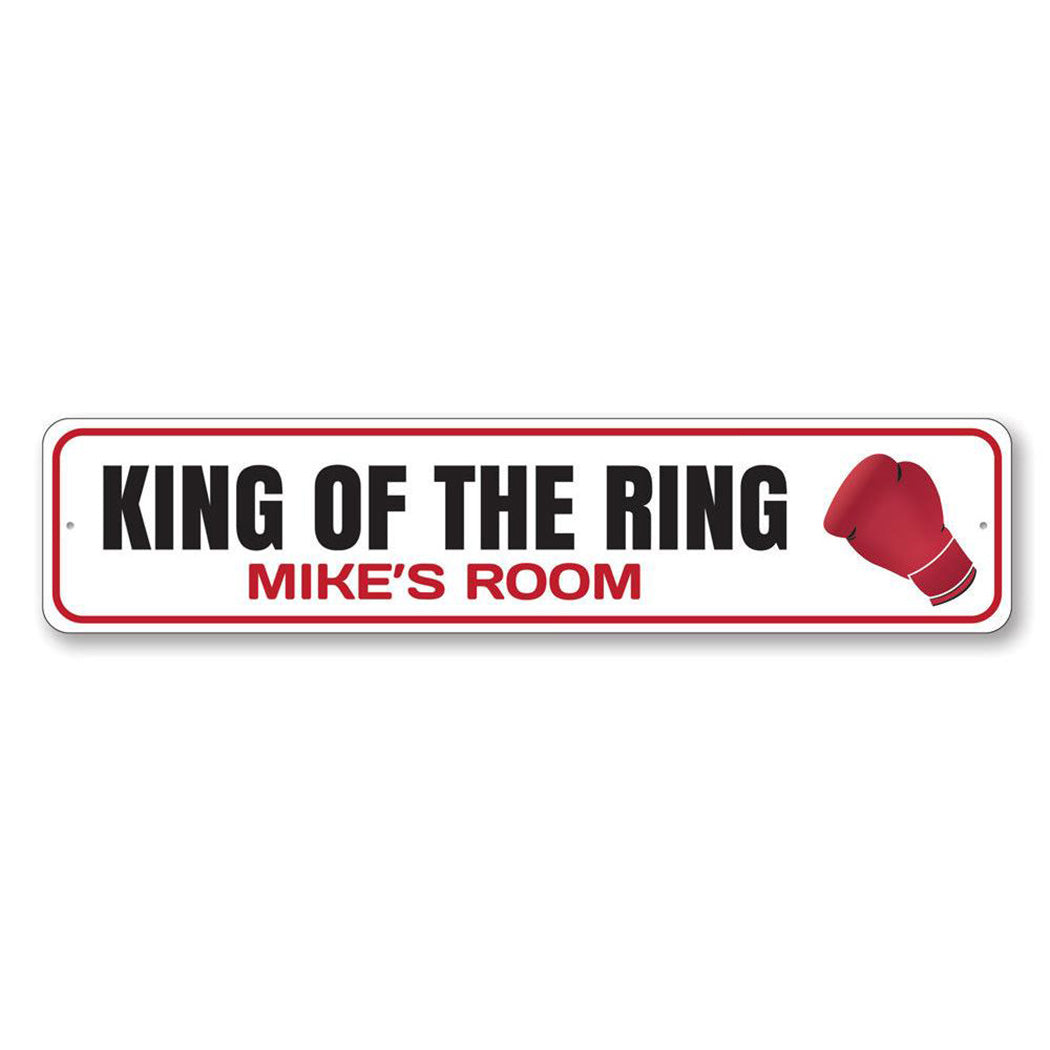 Boxing Metal Sign