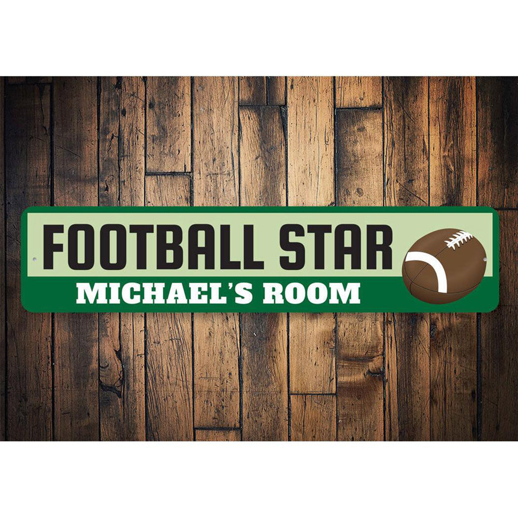 Football Player Sign