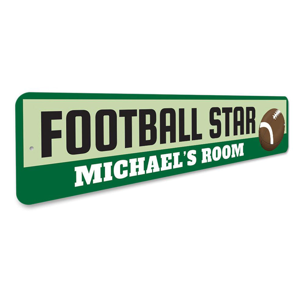 Football Player Sign