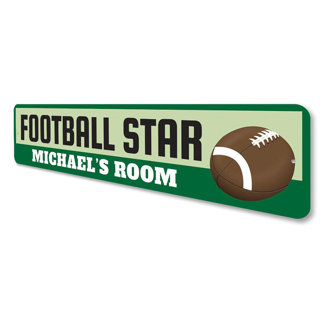 Football Player Sign