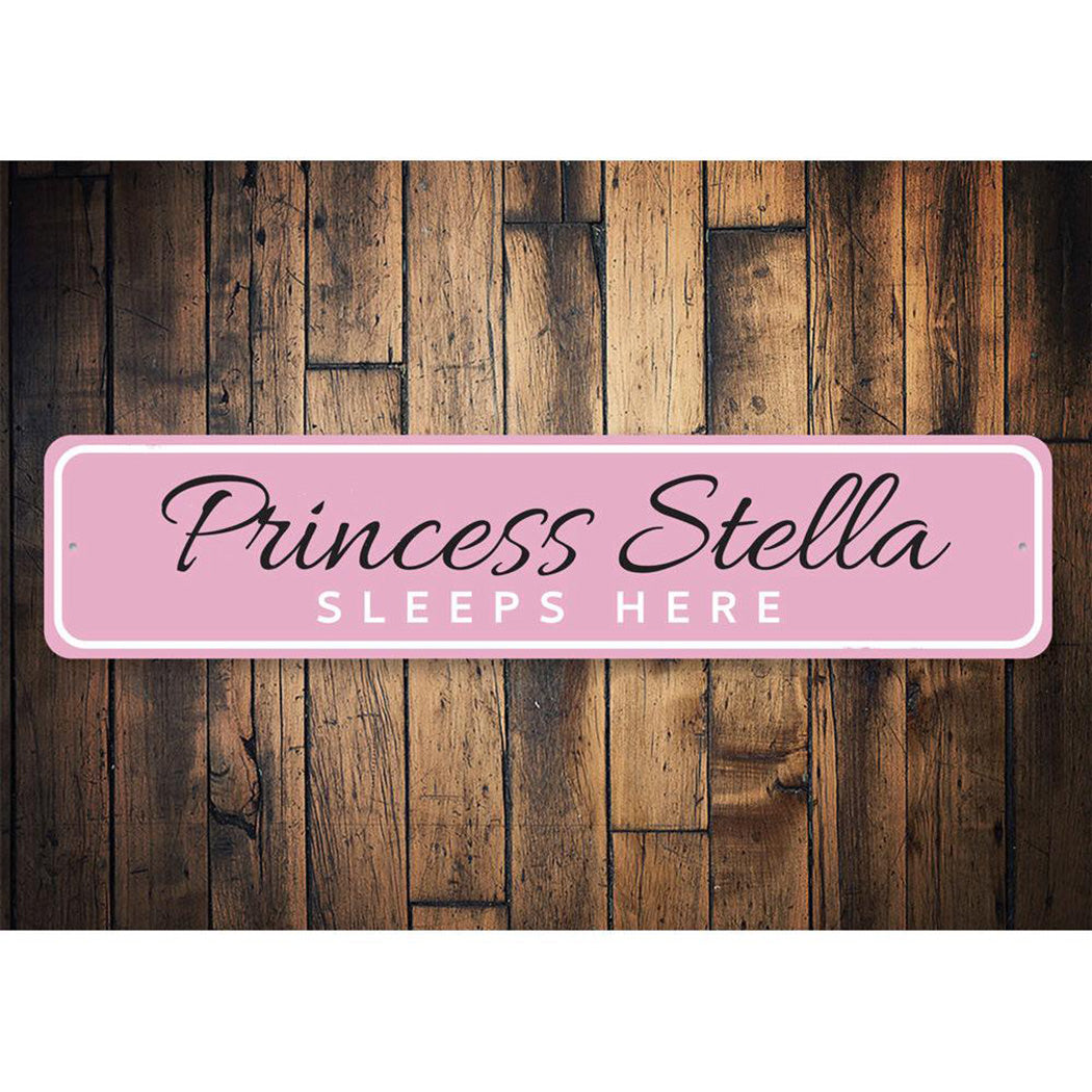 Princess Sleeps Here Baby Sign
