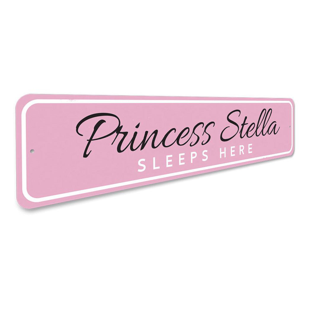 Princess Sleeps Here Baby Sign