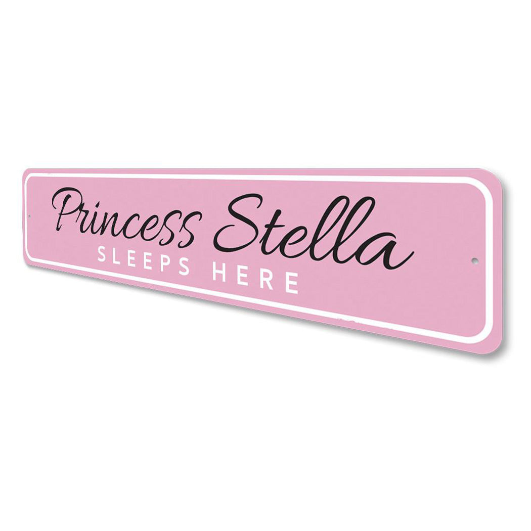 Princess Sleeps Here Baby Sign