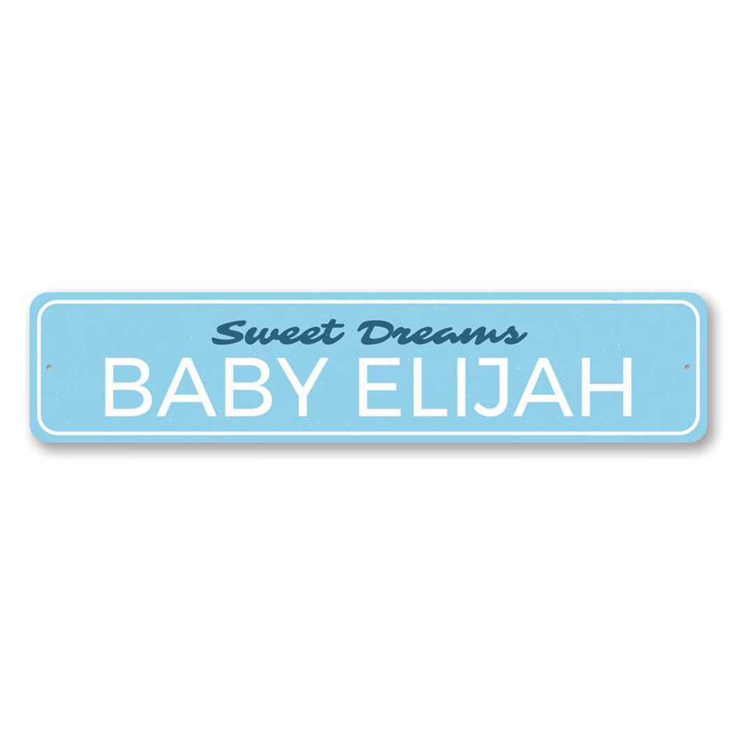 Sweet Dreams Baby Name Sign