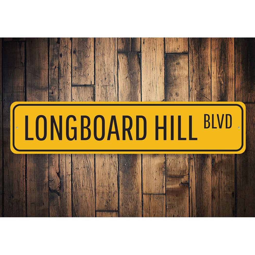 Longboard Hill Blvd Sign