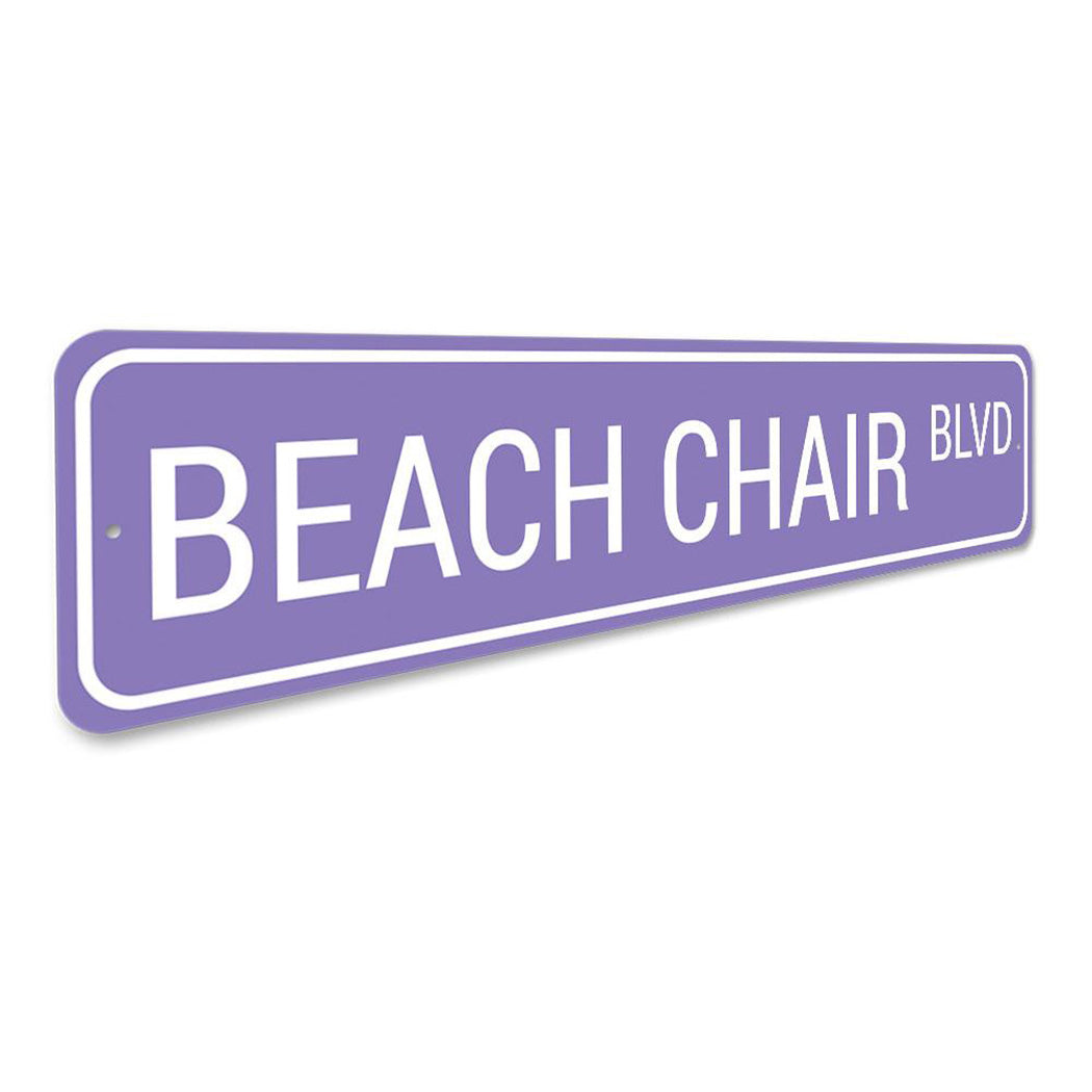 Beach Chair Blvd Sign