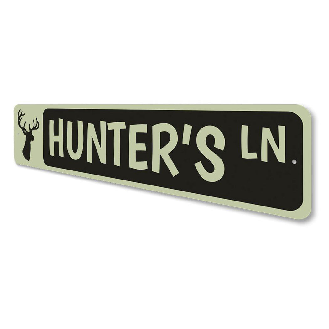 Hunter's Lane Sign