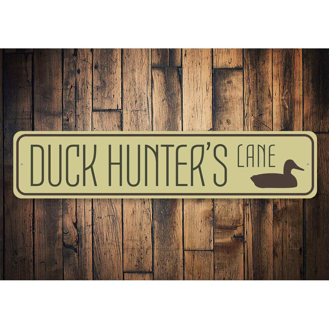 Duck Hunter's Lane Sign