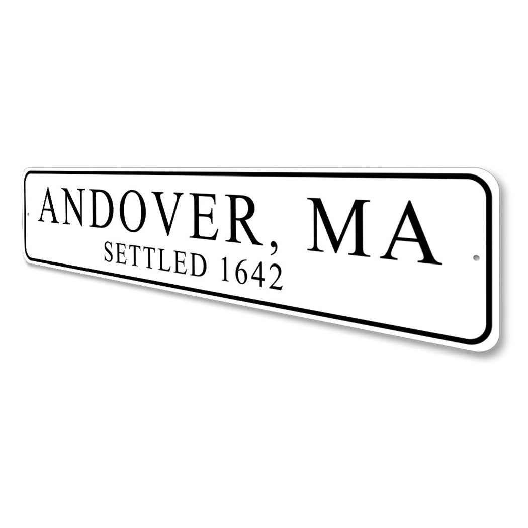 City And Settled Date Sign