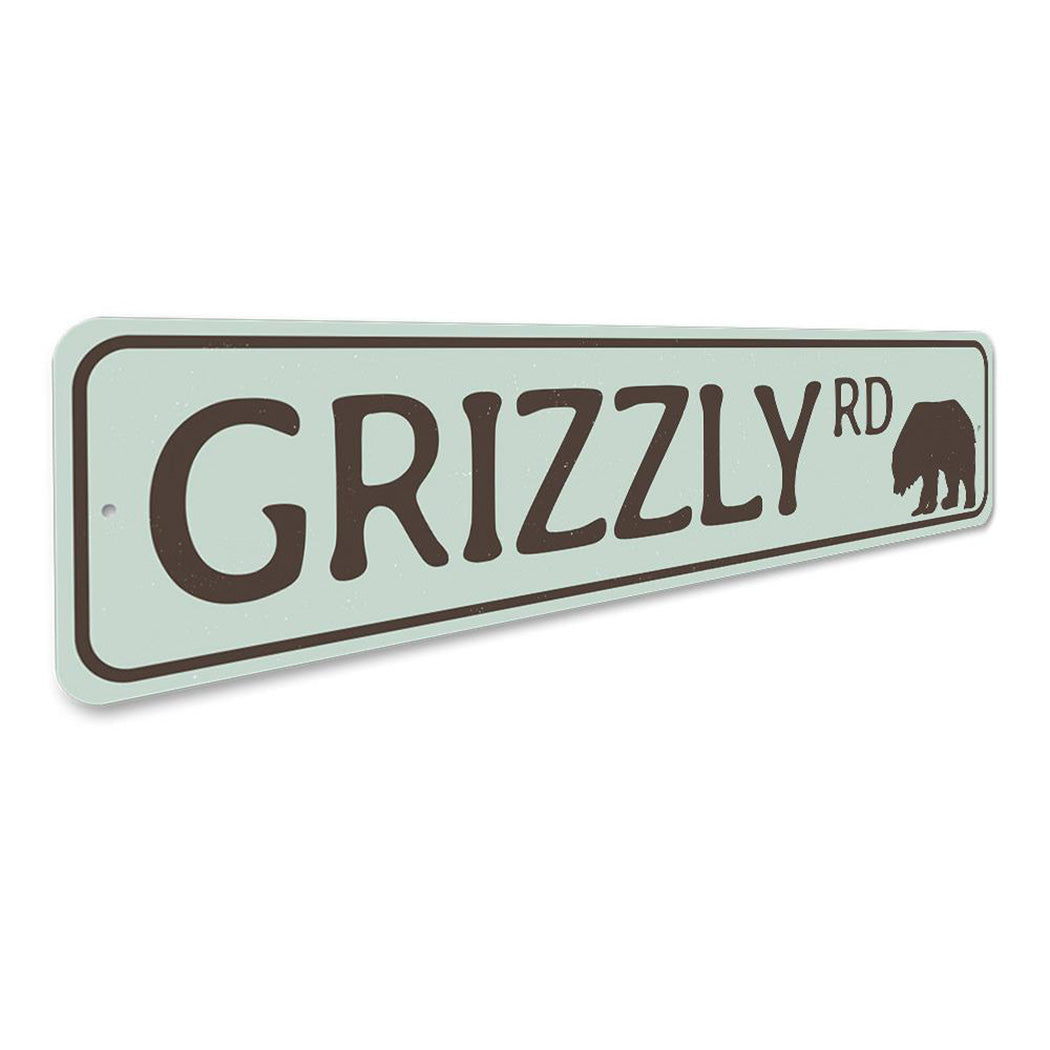 Grizzly Road Sign