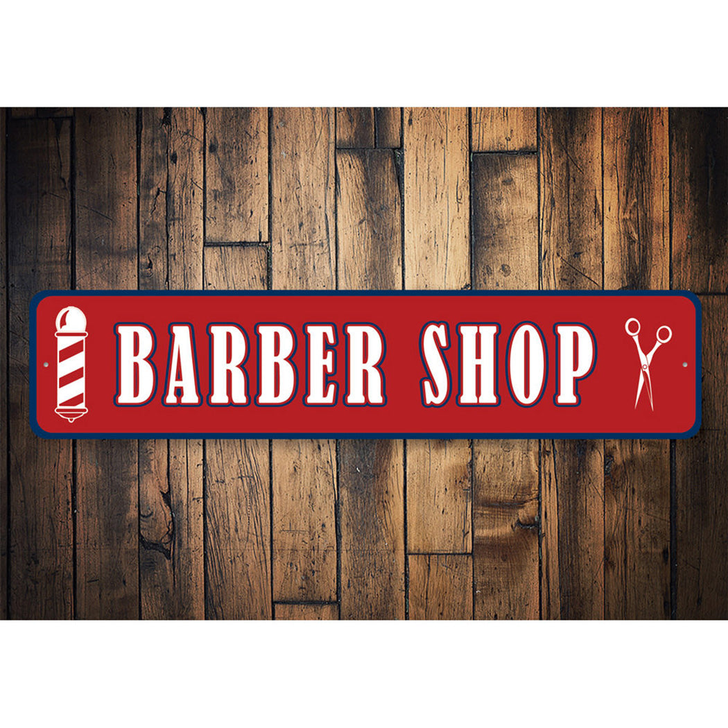 Barber's Pole Barber Shop Sign