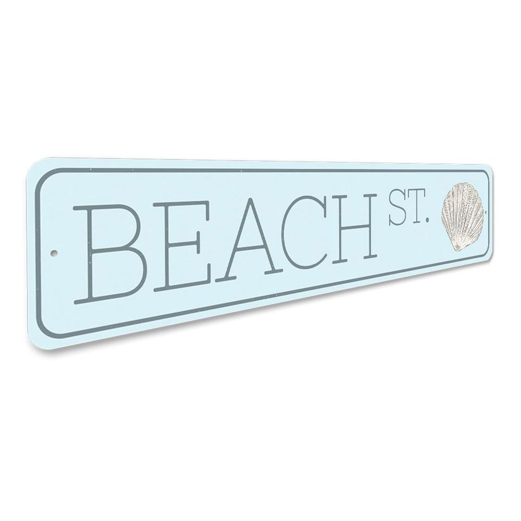 Seashell Beach Street Sign