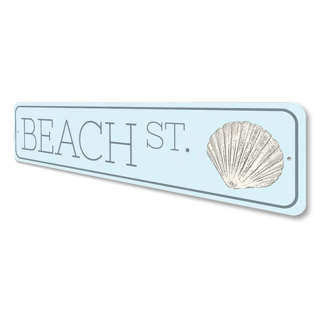 Seashell Beach Street Sign