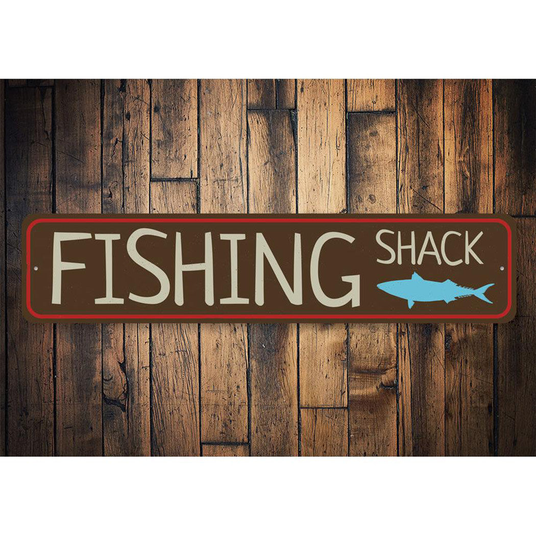 Fishing Shack Street Sign