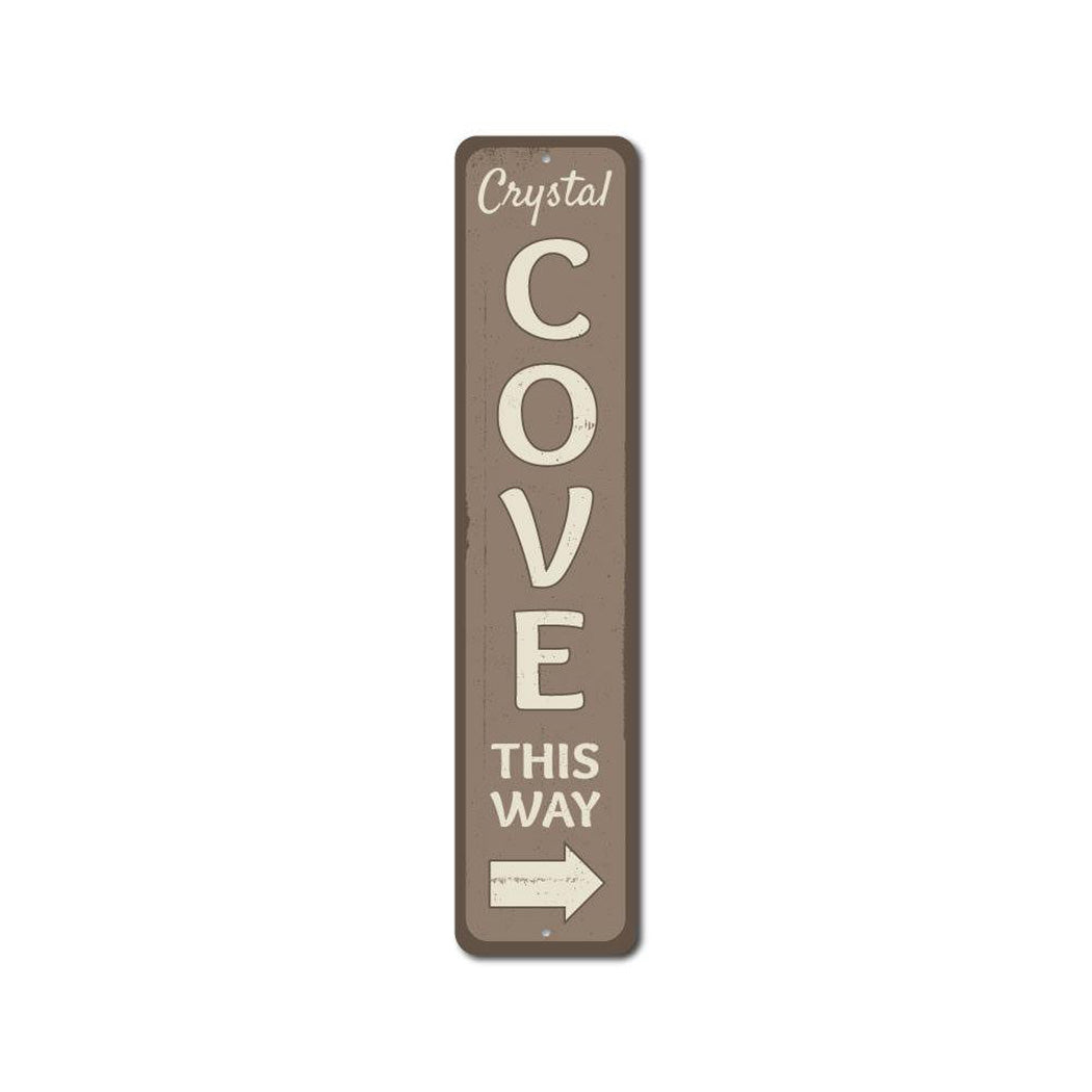 Cove Metal Sign