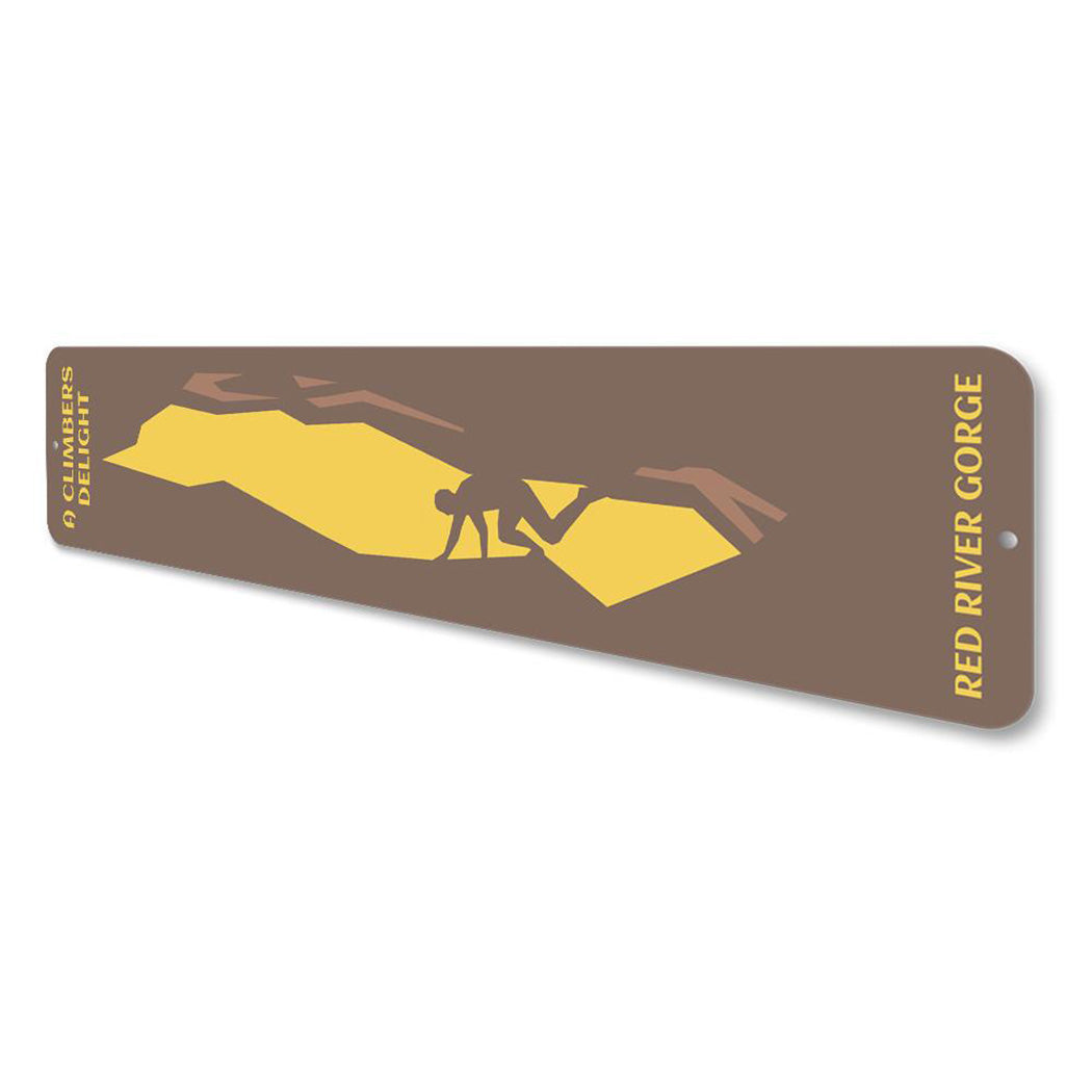Climbers Delight Sign