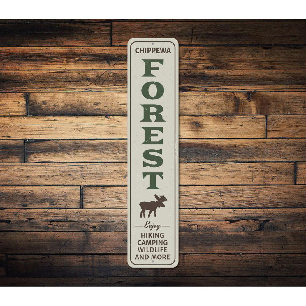 Forest Vertical Sign