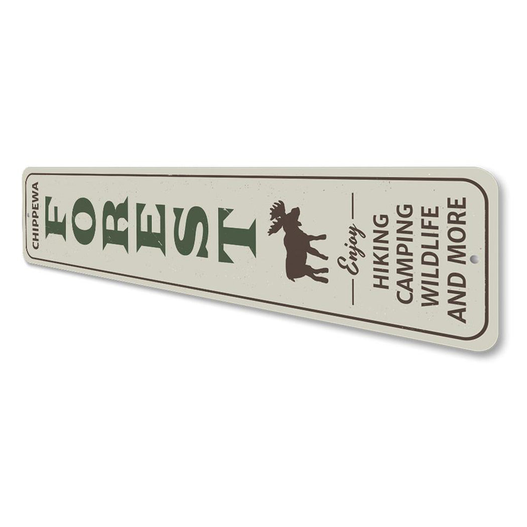 Forest Vertical Sign