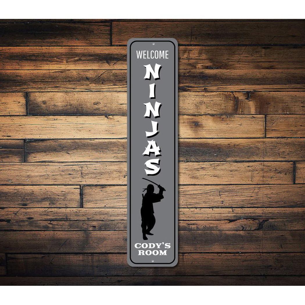 Ninjas Vertical Sign