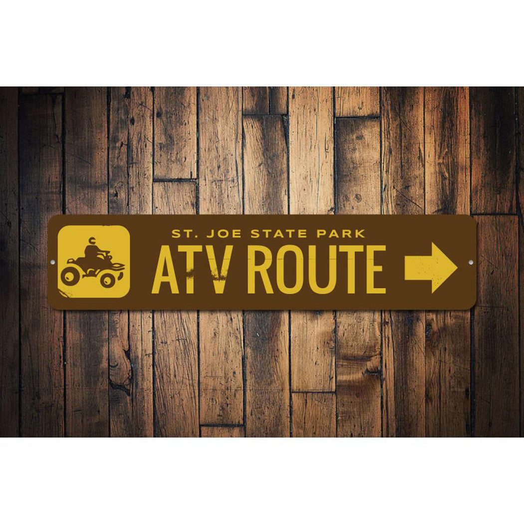 ATV Route Sign